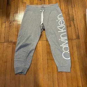 Calvin Klein cropped sweatpants